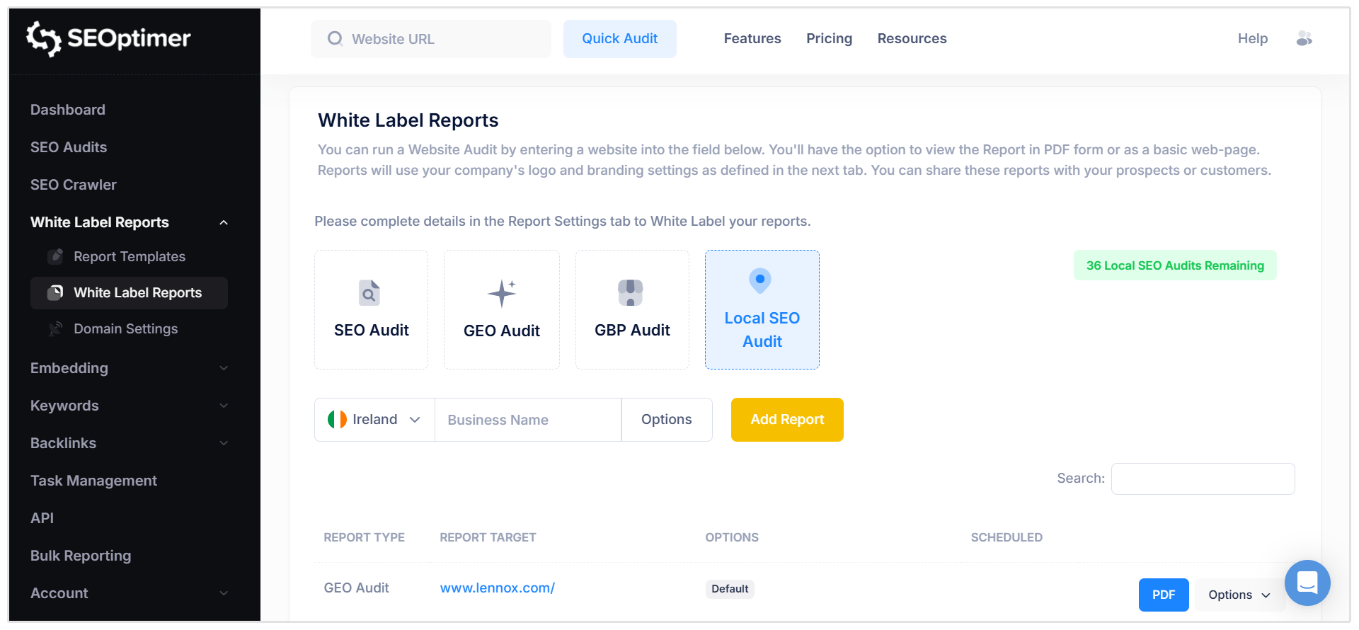 Run a local SEO audit